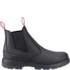 Hunters Drift Black Leather Occupational Non Safety Dealer Boots Slip On Hunters Drift Black Leather Occupational Non Safety Dealer Boots Slip On